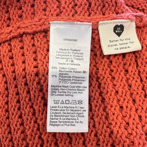 Madewell Fairview Sweater Tank in Rusted Clay NWOT (M) - Picture 9 of 11